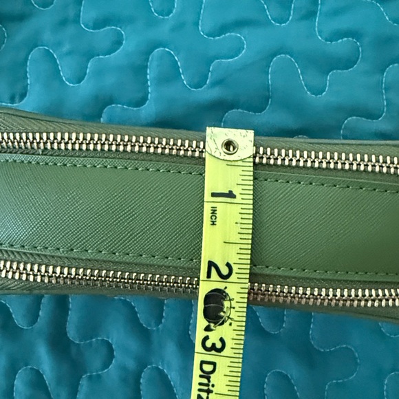 Valentino Green Crossbody Bag with Gold Studs - Picture 8 of 8